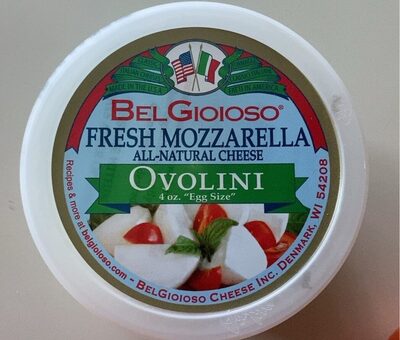 Fresh Mozzarella Ovolini Cheese