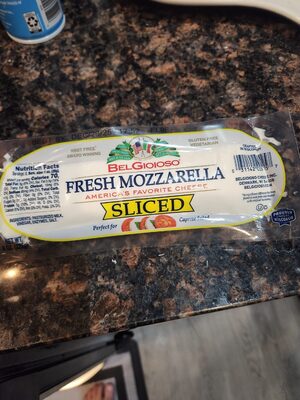 Fresh Mozzarella Sliced Cheese, Mozzarella