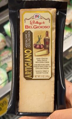 Aged Balsamic & Cipolline Onion Cheese, Aged Balsamic & Cipolline Onion