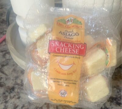 Fresh Asiago Fresco Snacking Cheese, Fresh Asiago