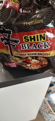 Shin Black With Beef Bone Broth Premium Noodle Soup, Shin Black With Beef Bone Broth