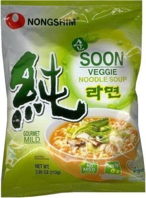Gourmet Mild Soon Veggie Noodle Soup, Gourmet Mild