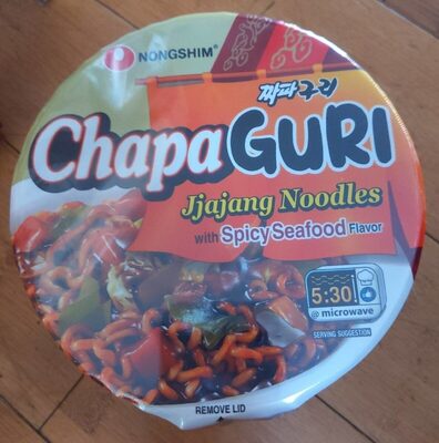 Chapaguri Jjajang Noodles With Spicy Seafood, Spicy Seafood