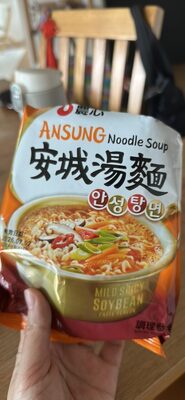 Beef & Fermented Bean Ansung Noodle Soup, Beef & Fermented Bean
