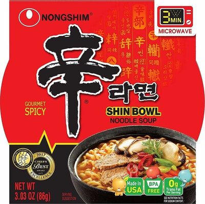 Gourmet Spicy Shin Noodle Soup, Gourmet Spicy