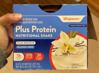 Vanilla Flavored Nutritional Shake, Vanilla