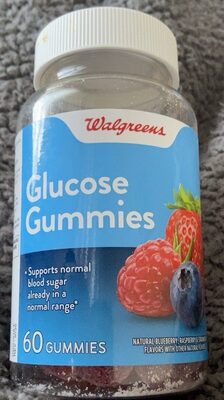 Blueberry, Raspberry & Strawberry Glucose Gummies, Blueberry, Raspberry & Strawberry