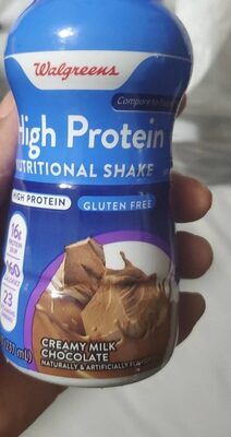 Creamy Milk Chocolate Gluten Free High Protein Nutritional Shake, Creamy Milk Chocolate