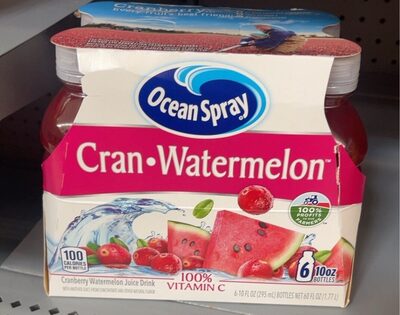 Cran-Watermelon Juice Drink, Cranberry; Watermelon