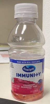 Immunity Cranberry Blueberry Acai Flavored Juice Drink, Cranberry; Blueberry; Acai