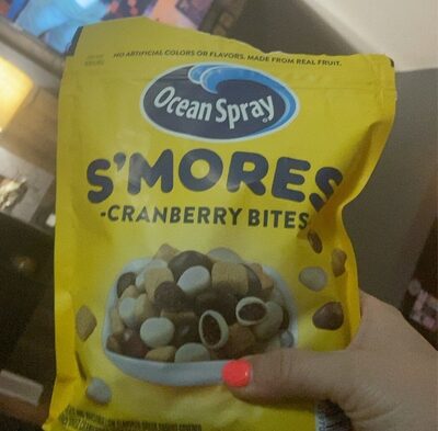 S'Mores Milk Chocolate And Marshmallow Flavored Greek Yogurt Covered Sweetened Cranberries With Graham Cracker Pieces Cranberry Bites, S'Mores