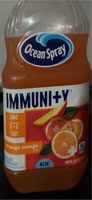 Orange Mango Flavored Immuni+Y Juice Drink, Orange Mango
