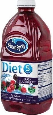 Diet Cran-Blackberry Juice Drink, Cranberry Blackberry