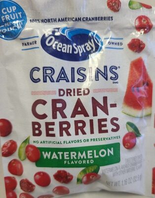 Watermelon Flavored Dried Cranberries, Watermelon