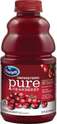 Pure Unsweetened Cranberry  Juice Drink, Cranberry