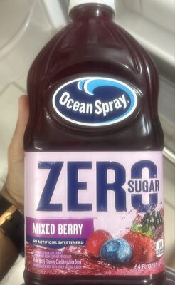 Mixed Berry Flavored Zero Sugar Cranberry Juice Drink, Mixed Berry