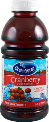 Cranberry Juice Cocktail From Concentrate, Cranberry