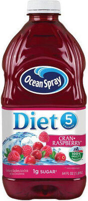 Diet Cranberry Raspberry Juice Drink From Concentrate, Cran-Raspberry