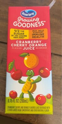 Cranberry Cherry Orange Flavor Juice Beverage, Cranberry; Cherry; Orange