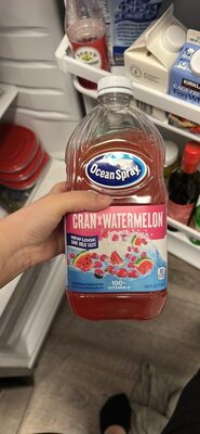 Cranberry Watermelon Juice Drink With Another Juice From Concentrate, Cranberry Watermelon