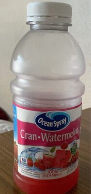 Cranberry Watermelon Juice Drink From Concentrate, Cranberry Watermelon