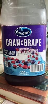 Grape Cranberry Juice Drink From Concentrate, Grape Cranberry