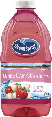 Flavored Juice Drink From Concentrate, White Cranberry Strawberry