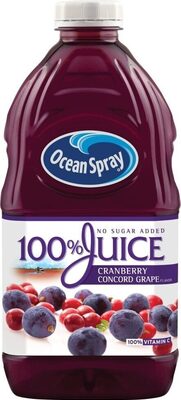 100% Juice, Cranberry Concord Grape