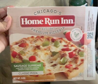 Sausage Supreme With Fire Roasted Onion, Green & Red Peppers Classic Pizza, Sausage Supreme