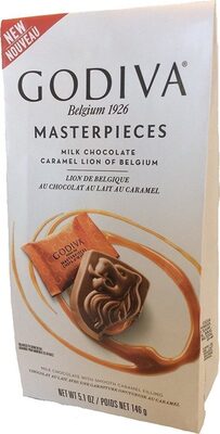 Godiva Masterpieces Milk Caramel Lion Iwc Sub 5.1Oz*, Caramel