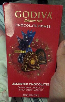 Chocolate Domes Assorted Chocolates, Dark Chocolate; Hazelnut