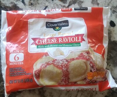 Ricotta And Romano Cheese Large Round Ravioli, Ricotta And Romano