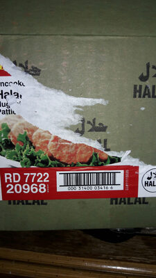 UCKD Halal Chicken Breast Nuggets, Nugget SHPD CKN BST Pattie Fritters w/RM