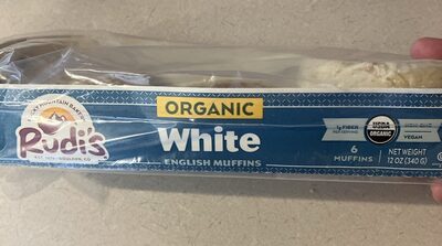 Organic White English Muffins, White