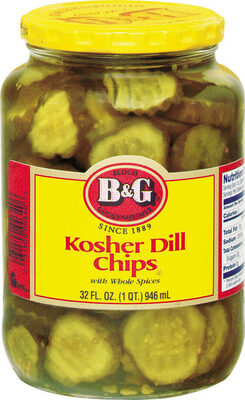 Kosher Dill With Whole Spices Chips, Kosher Dill