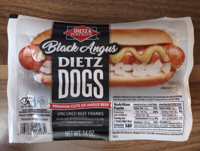 Beef Franks, Black Angus