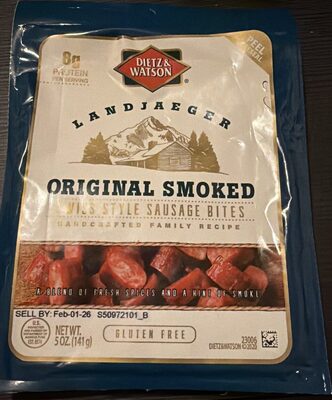 Original Smoked Swiss Style Sausage Bites, Original Smoked