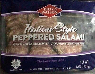 Italian Style Peppered Salami, Italian Style