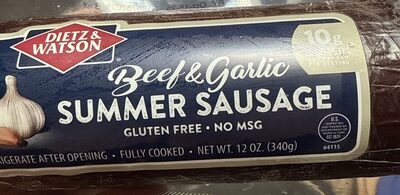 Beef & Garlic Summer Sausage, Beef & Garlic