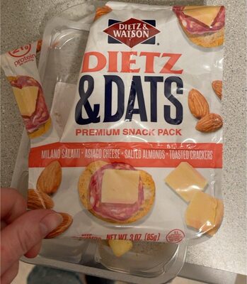 Dietz & Watson Dietz & Dats Premium Snack Pack, 3 Oz