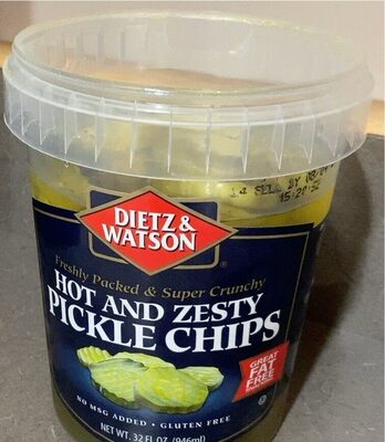 Hot And Zesty Pickle Chips, Hot And Zesty