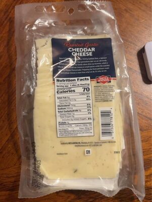 Roasted Garlic Cheddar Cheese, Roasted Garlic Cheddar