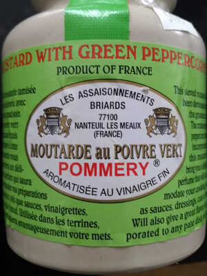 Pommery, Mustard With Green Peppercorns
