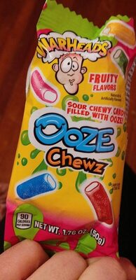 Fruity Ooze Chewz Sour Chewy Candy, Fruity