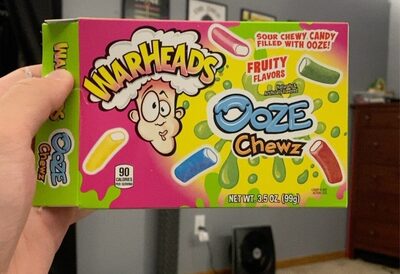 WARHEADS Ooze Chewz 3.5oz. Theater Box