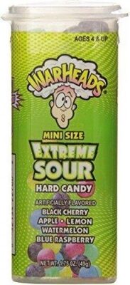 WARHEADS Extreme Sour Hard Candy Minis 1.75oz
