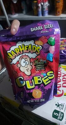 WARHEADS Cubes 10oz Resealable Stand Up Bag