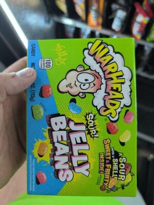 WARHEADS Sour Jelly Beans 4oz Theater Box