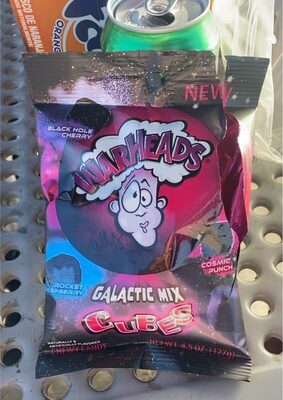 Galactic Mix Cubes Chewy Candy, Black Hole Cherry; Cosmic Punch; Rocket Raspberry