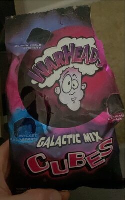 Galactic Mix Chewy Cubes, Black Hole Cherry, Rocket Raspberry, Cosmic Punch